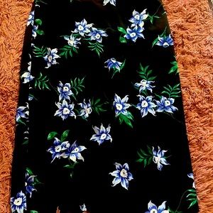 Beautiful flower skirt.